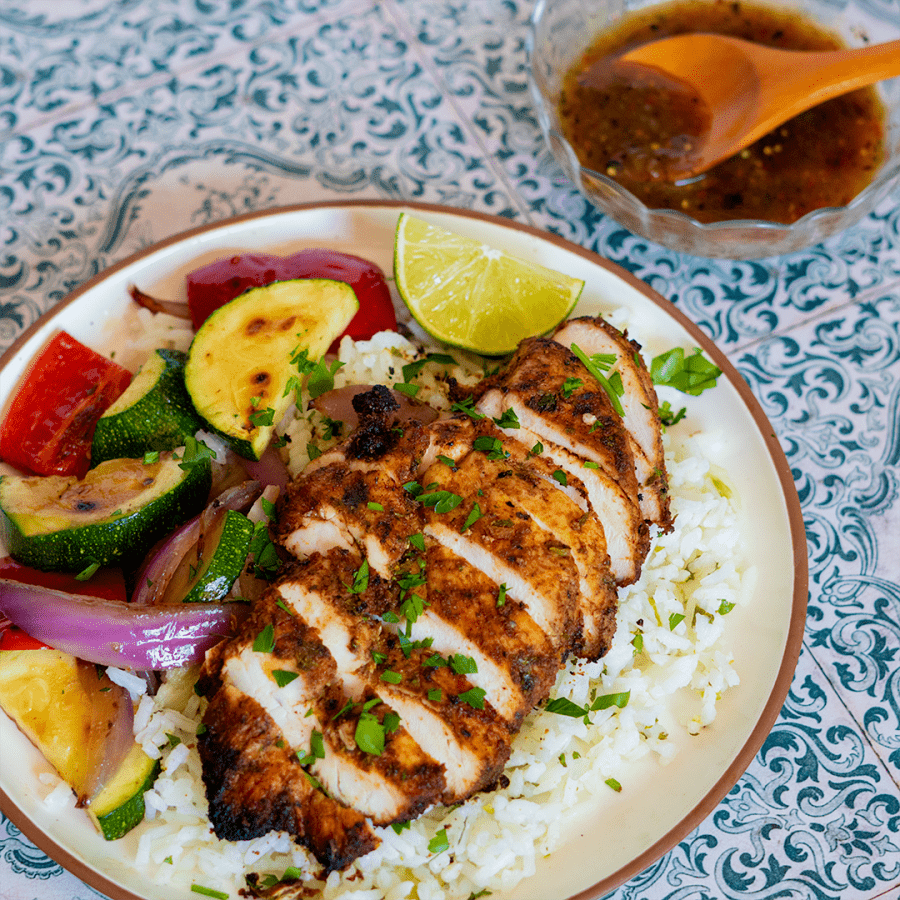 grilled-chicken-burrito-bowl