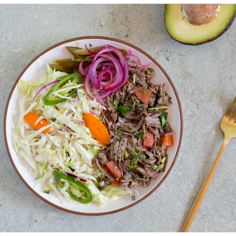 salpicon-with-cabbage-slaw