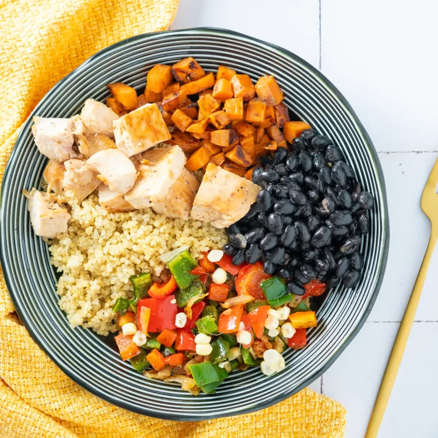 peruvian-burrito-bowl-with-chicken